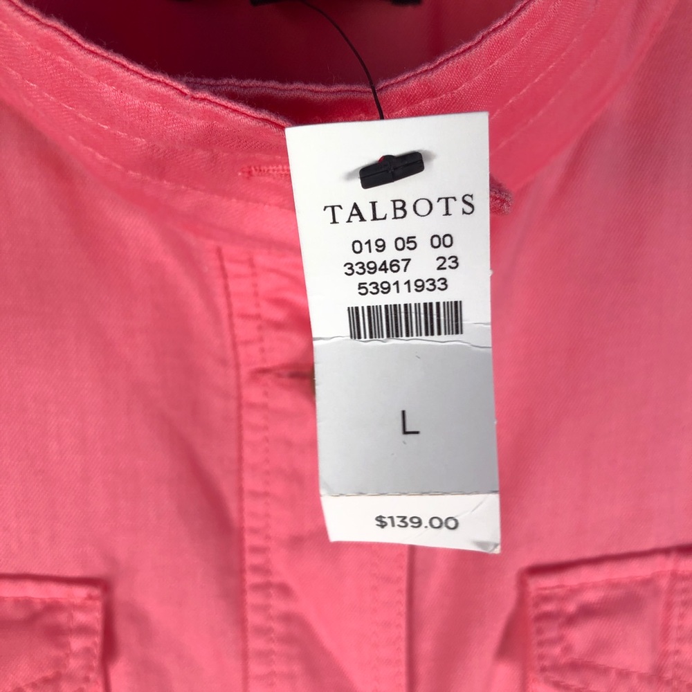 Talbots Classic Casual Jacket Strawberry Pink - Picture 6 of 17